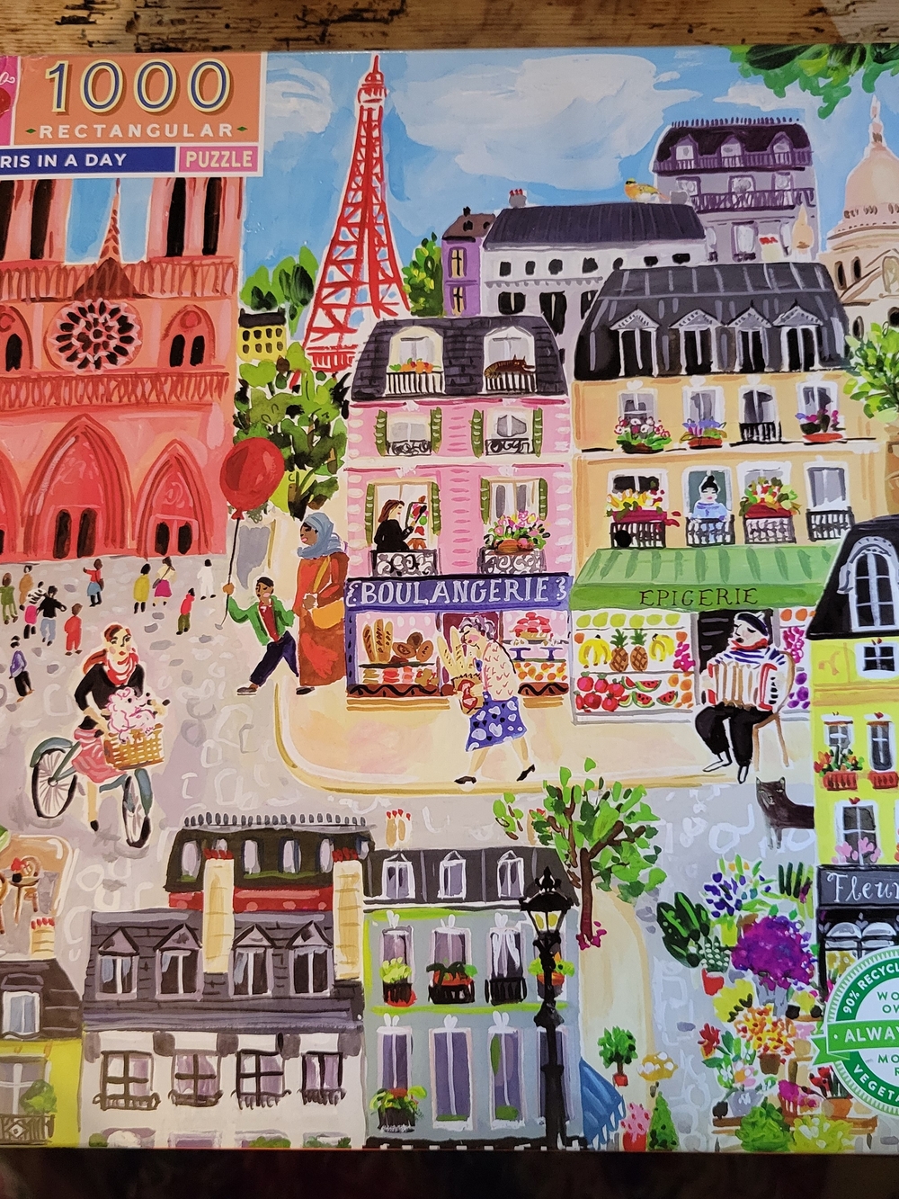 1000 Piece "Paris In A Day" Puzzle * Unopened*